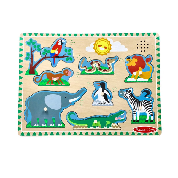Sound jigsaw puzzle - zoo