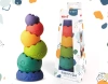 Pastelowa piramida sensoryczna do układania 6m+ Mom's Care