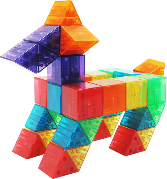 Klocki magnetyczne Flip&Snap 36 el.