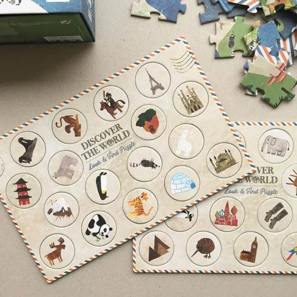 Londji World Map Puzzle 200pcs – Educational Geography 6+