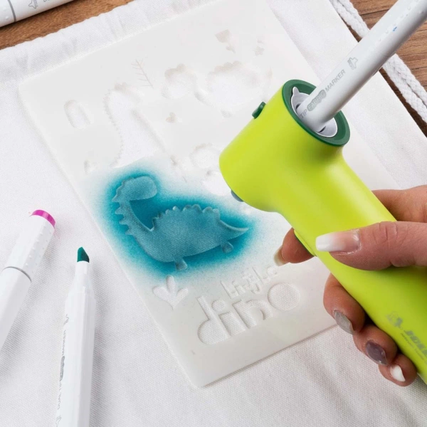 Airbrush Textile - kreatywny zestaw do tkanin