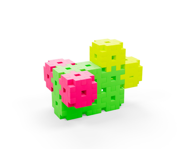 Meli Basic Neon Travel Box blocks 500 el.