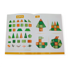 Dinosaur Magnetic Tiles 62 pcs Transparent Set – X-Bida 3+