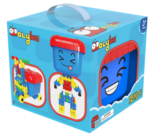 Klocki kreatywne Molyka Blue Box 158 el.