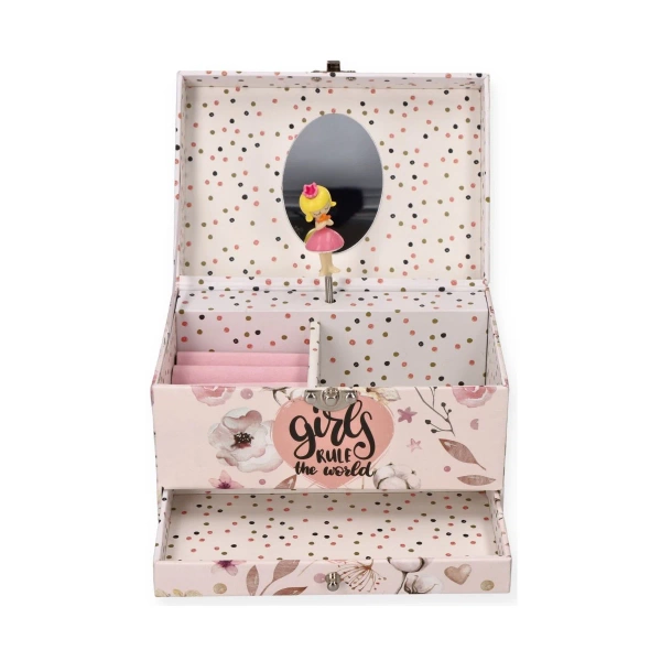 Pozytywka " Girls rule" - szkatułka na skarby