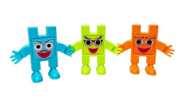 Klocki Meli Emoti Happy 12 figurek z naklejkami emocji – 3+