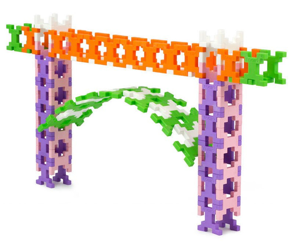 Klocki konstrukcyjne Incastro Midi Pink pastelowe 60 elementów 4+