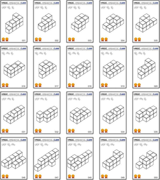 Magnetic Cubes - Magic Magnetic Cubes 28 el.