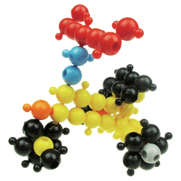 Klocki konstrukcyjne Loowi - Zestaw Red 125 el.