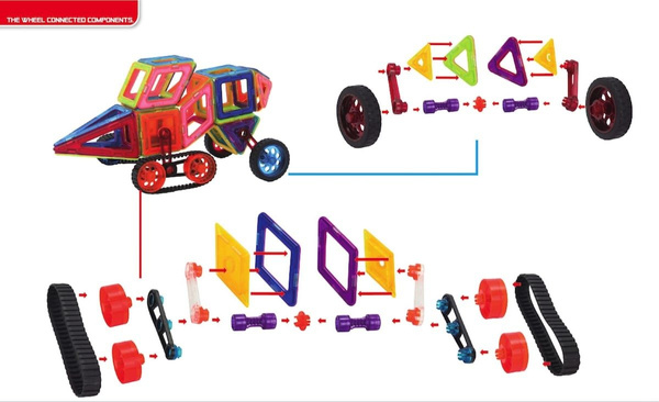 Magical Magnet 98 el. - Magnetic Blocks