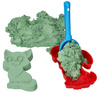 Zestaw - piasek kinetyczny ColorSand 2kg miętowy + foremki i łopatka