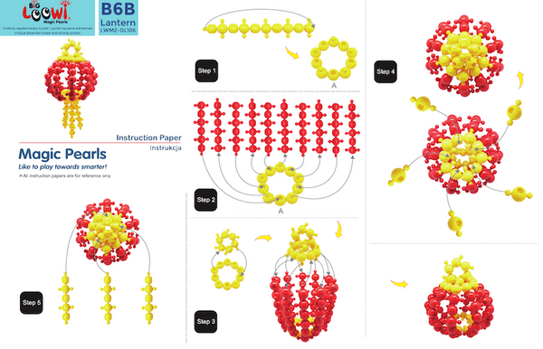 Duże klocki konstrukcyjne Big Loowi Edu 200 elementów – Loowi 3+