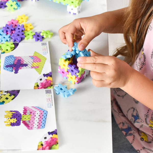 Meli Basic Pink 50 el construction blocks.