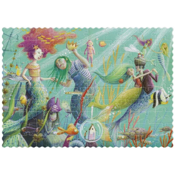 Pocket Puzzle My Mermaid 100 Pieces Cardboard – Londji 6+
