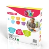 Soft BiBi Puzzle Circle – układanka sensoryczna 6 el. od 6m