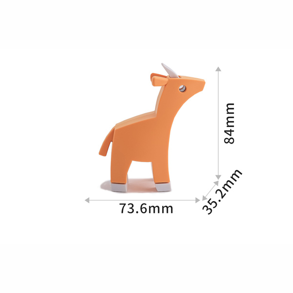 Magnetyczne zwierzaki Half Toys safari puzzle 3D – figurki 3+