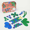 Clixo magnetic blocks - Crew Pack - green - blue - 30 el.