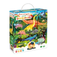 CzuCzu Obserwacyjne puzzle Dinozaury 4+ 