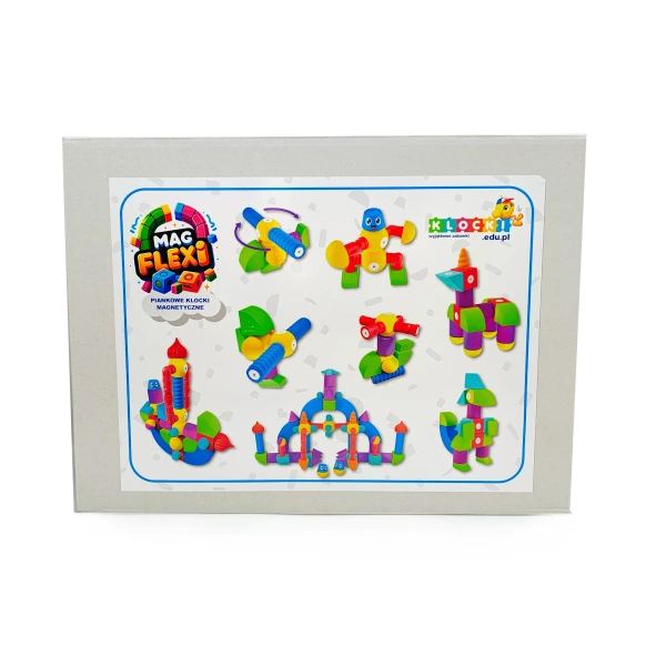 Magnetic foam blocks - MagFlexi - 75 el.