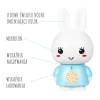 Króliczek Alilo Honey Bunny G6 LIGHT BLUE - jasny niebieski