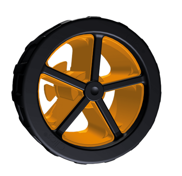 Clics Tuba Mix - small and large wheels