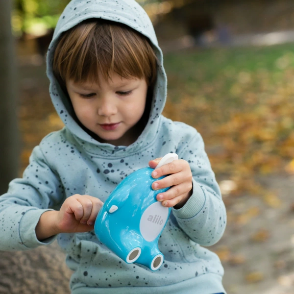 Alilo happy bunny P1 BLUE - blue