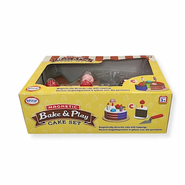 Magnetic Bake & Play Cake Set 6 Slices – Popular Playthings 3+