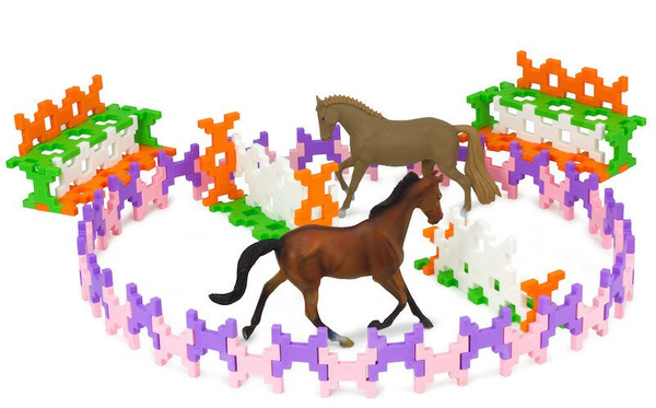 Incastro Pastel Maxi Pink 100 el. - Construction blocks