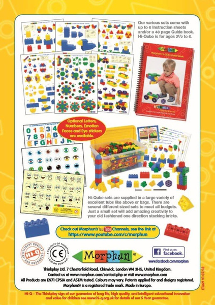 Morphun Hi-Qube 9 Models - Construction Blocks