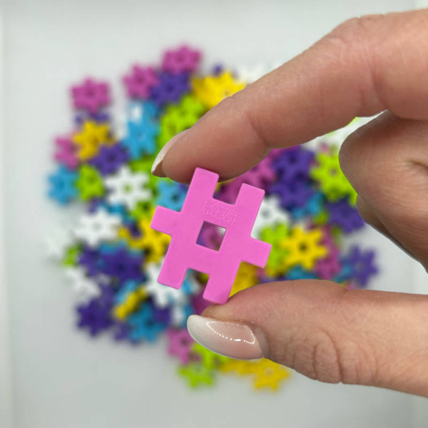 Klocki Meli Constructor Pink 100 elementów – zestaw 3+