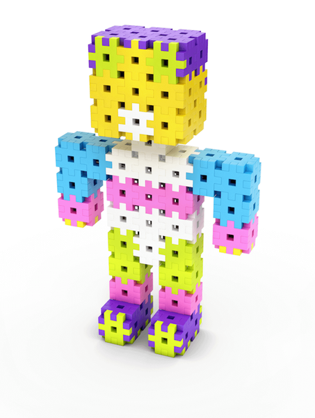 Meli Basic Pink 600 el construction blocks.