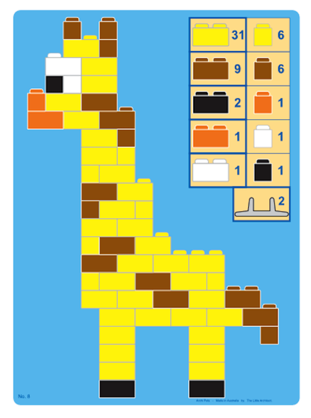 Little Architect - ArchiPets 630 el. - Educational blocks