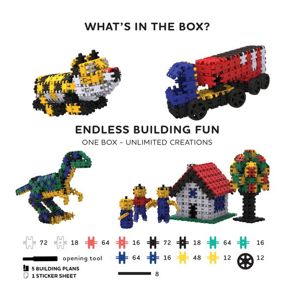 Nano Clics 5in1 - Creative Builders - 500 el.