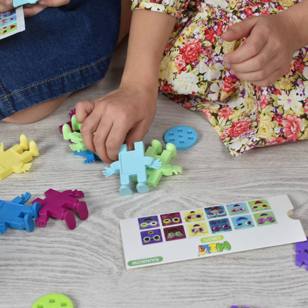 Meli Emoti Rainbow blocks 12 el.