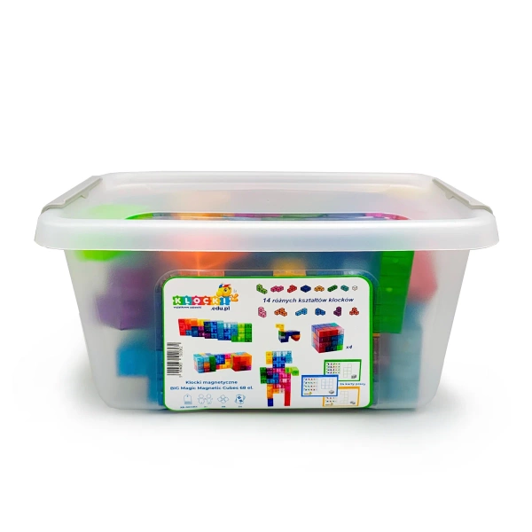Klocki magnetyczne BIG Magic Cubes 68el.