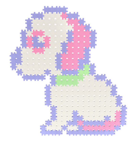 Klocki konstrukcyjne Meli Minis Pastel 200 el. – zestaw 4+