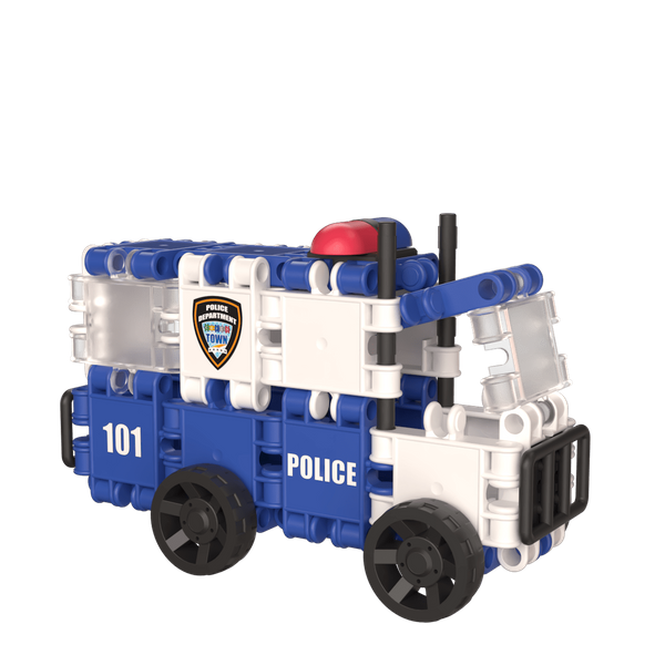 Clics Bucket 8in1 155 el. - Construction blocks - Police