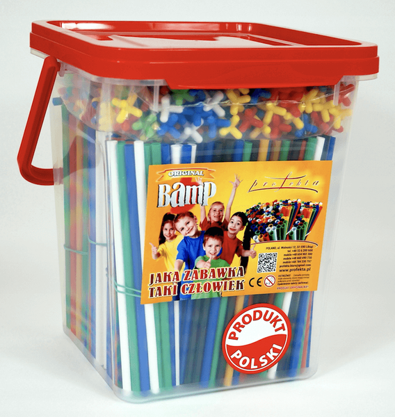 BAMP straws 1000 el. - spatial construction blocks 