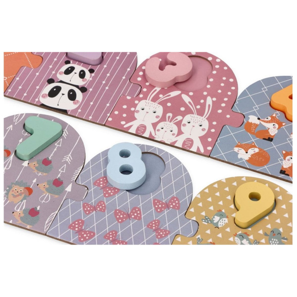 Puzzle for toddlers to learn counting
