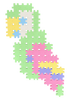 Meli Minis Pastel construction blocks 200 el.