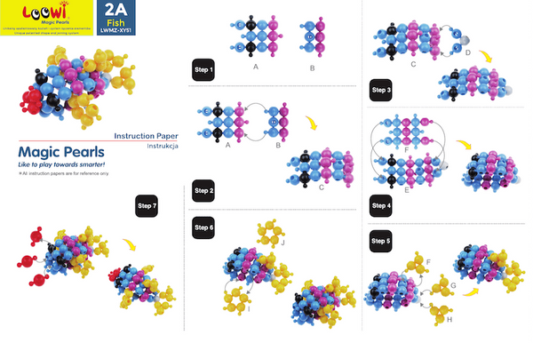 Klocki kulki Loowi - Zestaw edukacyjny 525 el.
