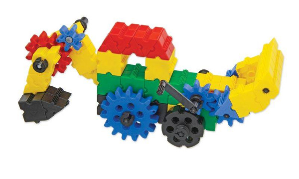 Klocki Morphun Gearphun Pojazdy 324 el. z kołami zębatymi 4+