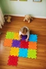 Maty sensoryczne BiBi Sensory Mats 12 el. – Meli od 6 miesięcy