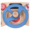 Wooden steering wheel for children