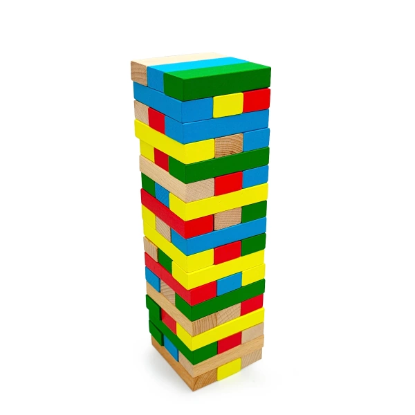 WABI Tower Jenga wooden blocks - 54 el.