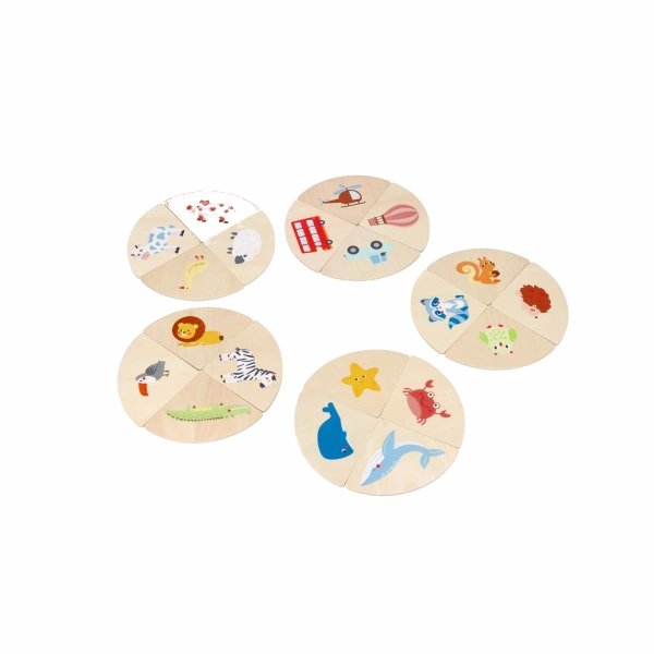 Lelin Touch and Guess – Wooden Sensory Matching Game Ages 2+