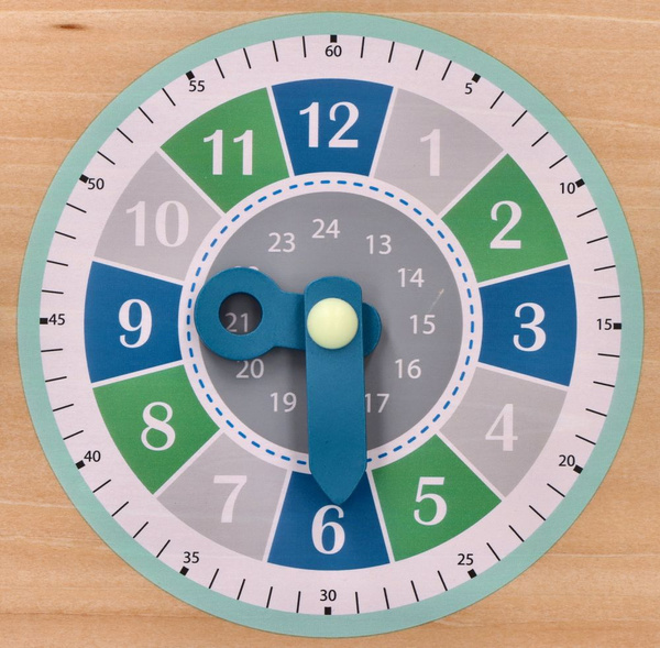 Wooden educational calendar - board for children