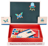 Magnetic puzzle board - Shapes and numbers