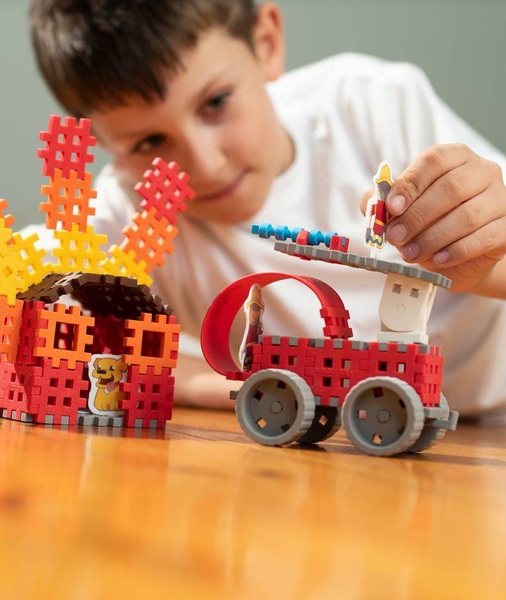 Mini Waffle Firefighter blocks medium set 90 el.