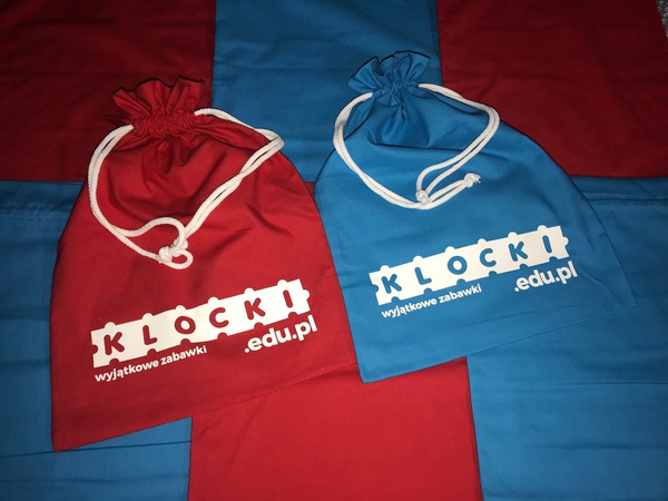 Cotton block bag 30x40 cm